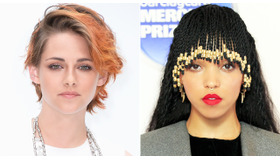 ロバート・パティンソンの＜元カノ＞クリステン・スチュワート（左）＆＜今カノ＞FKAツイッグス（右）／(C) Getty Images