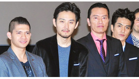 松田龍平＆遠藤憲一＆北村一輝＆イコ・ウワイス／『ザ・レイド GOKUDO』舞台挨拶 in 第27回東京国際映画祭