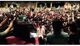 上映終わりのフォトセッション