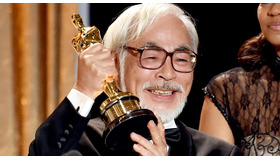 アカデミー賞名誉賞を受賞した宮崎駿-(C) Getty Images