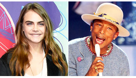 カーラ・デルヴィーニュ＆ファレル・ウィリアムス -(C) Getty Images