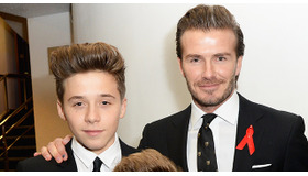 デビッド・ベッカム＆息子ブルックリン-(C) Getty Images