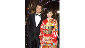 オーランド・ブルーム＆前田敦子／『ホビット 決戦のゆくえ』ワールド・プレミア　(C)2014 METRO-GOLDWYN-MAYER PICTURES INC. AND WARNER BROS. ENTERTAINMENT INC.