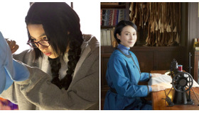 能年玲奈（『海月姫』）＆中谷美紀（『繕い裁つ人』）／C) 2014映画『海月姫』製作委員会　 -(C) 東村アキコ／講談社／(C) 2014「繕い裁つ人」製作委員会
