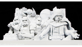 大雪像「雪のスター・ウォーズ」模型