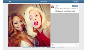 マライア・キャリー＆レディー・ガガ／レディー・ガガ インスタグラムより