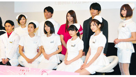 堀北真希＆志田未来＆高梨臨＆菜々緒＆木村多江＆水野美紀＆MEGUMI＆柳楽優弥＆眞島秀和＆石黒賢／ドラマ「まっしろ」記者会見