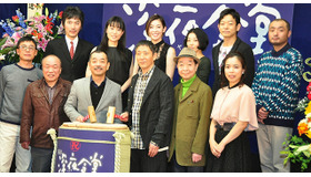 映画『深夜食堂』記者会見に参加したキャスト陣