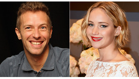 クリス・マーティン＆ジェニファー・ローレンス-(C) Getty Images