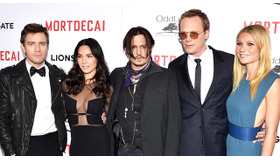 ユアン・マクレガー＆オリヴィア・マン＆ジョニー・デップ＆ポール・ベタニー＆グウィネス・パルトロウ／『チャーリー・モルデカイ』L.A.プレミア