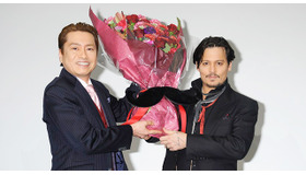 平田広明＆ジョニー・デップ／『チャーリー・モルデカイ 華麗なる名画の秘密』ジャパンプレミア