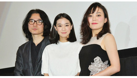 岩井俊二監督＆蒼井優＆鈴木杏／『花とアリス殺人事件』完成披露試写会