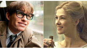 『博士と彼女のセオリー』　(c)UNIVERSAL PICTURES／『ゴーン・ガール』（C）2014 Twentieth Century Fox