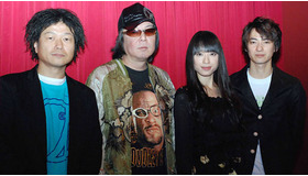 『小森生活向上クラブ』初日舞台挨拶（左より）片嶋一貴監督、古田新太、栗山千明、忍成修吾