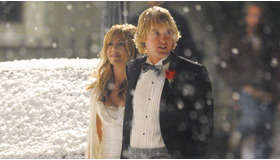 『Marley & Me』撮影中のジェニファー・アニストンとオーウェン・ウィルソン。