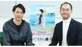 フィギュアスケーターの高橋大輔＆監督・米林宏昌