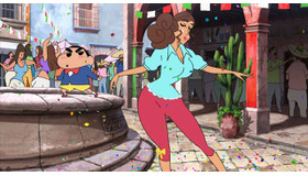 坂本真綾演じる“カロリーナ” -(C) 臼井儀人／双葉社・シンエイ・テレビ朝日・ADK 2015