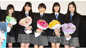 百田夏菜子＆玉井詩織＆高城れに＆佐々木彩夏＆有安杏果…「ももいろクローバーZ」／『幕が上がる』全国行脚舞台挨拶・最終日