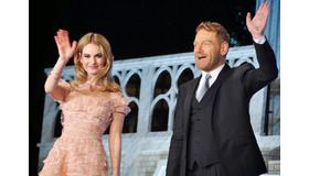 リリー・ジェームズ、ケネス・ブラナー監督／『シンデレラ』ジャパンプレミア