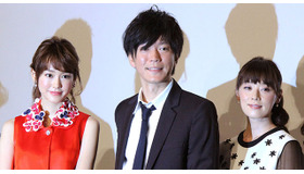 桐谷美玲、田辺誠一、大塚寧々／『恋するヴァンパイア』初日舞台挨拶