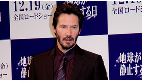 『地球が静止する日』プロモーションのため来日したキアヌ