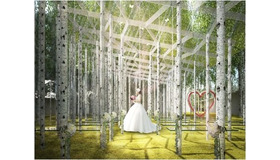 軽井沢に自然とアートを融合した新チャペル「風通る白樺と苔の森」がオープン