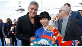 ジョージ・クルーニー、志田未来／『トゥモローランド』ハリウッドプレミア