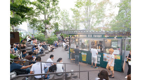 「東急プラザ 表参道原宿」 “天空の森のビアテラス”昨年の様子。