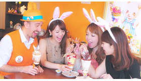 “うさぎ耳”をつけて楽しむカフェ「ニコラシャール」