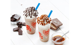 「コンパーテス ショコラティエ」夏季限定フローズンドリンク「ラブフローズン」は、ダークチョコレートと新フレーバーのキャラメルソルトを販売。