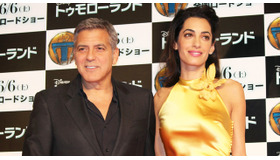 ジョージ・クルーニー、アマル・クルーニー／『トゥモローランド』ジャパンプレミア