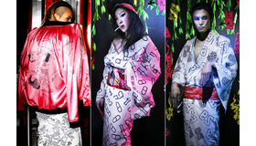 「月影屋」が“怪しげ”でハイエンドかつユニークな江戸前浴衣を展開 in ラフォーレ原宿