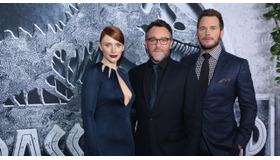 クリス・プラット、ブライス・ダラス・ハワード、コリン・トレボロウ／『ジュラシック・ワールド』LAプレミア - (C) UNIVERSAL STUDIOS & AMBLIN ENTERTAINMENT, INC.