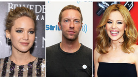 ジェニファー・ローレンス&クリス・マーティン&カイリー・ミノーグ