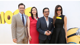 ジョン・ハム、天海祐希、真田広之、サンドラ・ブロック／『ミニオンズ』L.Aプレミア