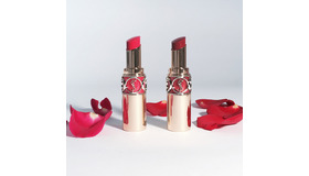 （右から）イヴ・サンローラン・ボーテ ルージュヴォリュプテ シャイン No.29、No.28 各3,800円