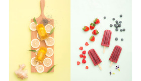 「エルカフェ」がコールドプレスジュースとスーパーフードを使ったアイスキャンディ「ジュースバー」を期間限定発売