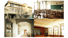 「まなびやpresents シネマ DE 乾杯 in KIYAMACHI SUMMER FESTIVAL 2015」会場となる元・立誠小学校