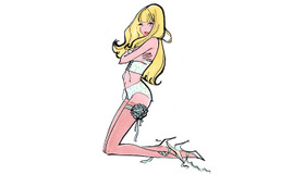 ファッション・イラストレーター 森本美由紀の30年を辿る展覧会開催／『ヴォーグ・ニッポン』2004年12月号掲載原画