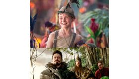 ピーターパン（リーヴァイ・ミラー）と黒ひげ（ヒュー・ジャックマン）『ＰＡＮ ～ネバーランド、夢のはじまり～』　(C) 2015 WARNER BROS. ENTERTAINMENT INC. AND RATPAC-DUNE ENTERTAINMENT LLC