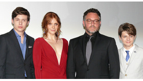 ニック・ロビンソン、ブライス・ダラス・ハワード、コリン・トレボロウ監督、タイ・シンプキンス／『ジュラシック・ワールド』ジャパンプレミア