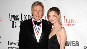 今年1月、「Living Legends of Aviation Awards」のセレモニーに出席したハリソン・フォードとキャリスタ・フロックハート -(C) Globe Photos/AFLO