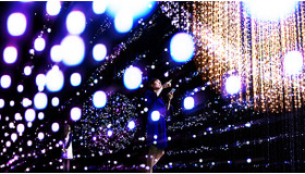 チームラボの「teamLab Exhibition, Walk through the Crystal Universe」が銀座で開催