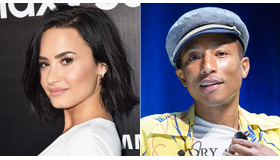 デミ・ロヴァート＆ファレル・ウィリアムス-(C)Getty Images