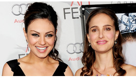 ナタリー・ポートマン＆ミラ・クニス-(C)Getty Images