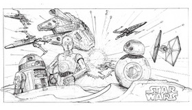「BB-8は見た！」／『スター・ウォーズ／フォースの覚醒』- (C) 2015Lucasfilm-Ltd.-&-TM