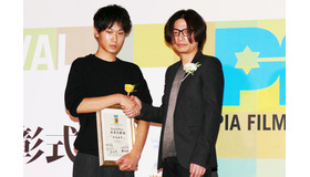 杉本大地監督、阿部和重氏／第37回PFFアワード2015表彰式