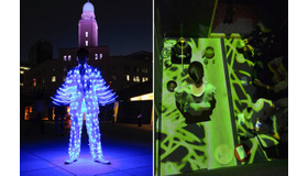 「スマートイルミネーション横浜 2015」開催／【右】電気自動車を使ったゼロエミッション茶会＆【左】イルミネーターガイドシップ