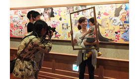 ディズニーギャラリーでの撮影の様子