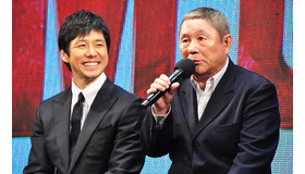 西島秀俊、ビートたけし／『劇場版MOZU』ワールドプレミアトークイベント